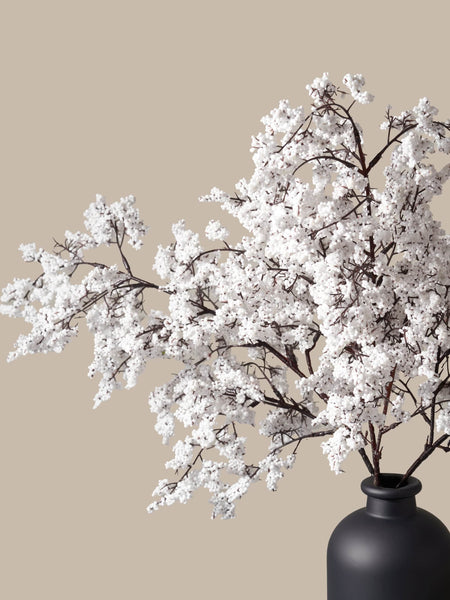 Faux Berry Spray - Winter White (3 Stems)