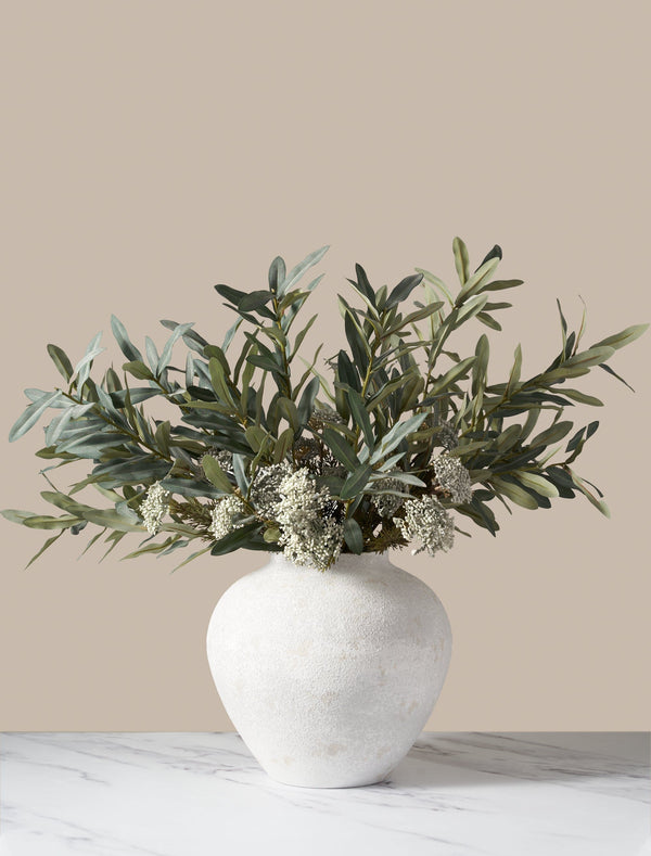Olive & White Berry