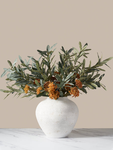 Faux Arrangement - Olive & Umber Berry