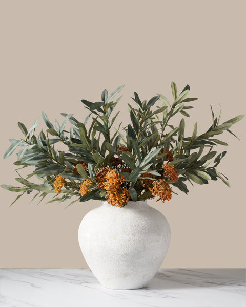 Faux Arrangement - Olive & Umber Berry