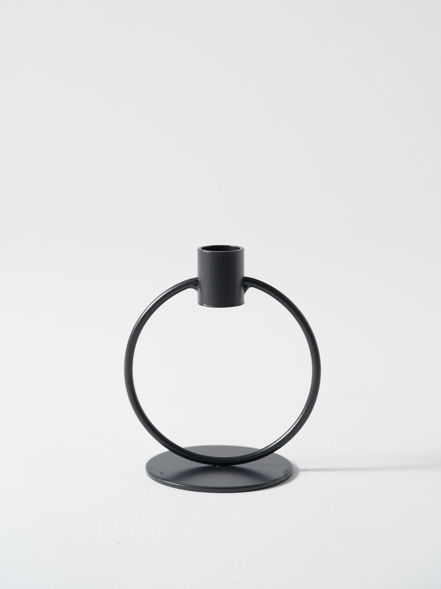 Orbital Candle Holder - Black