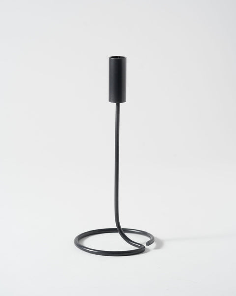 Tall Essential Candle Holder - Black