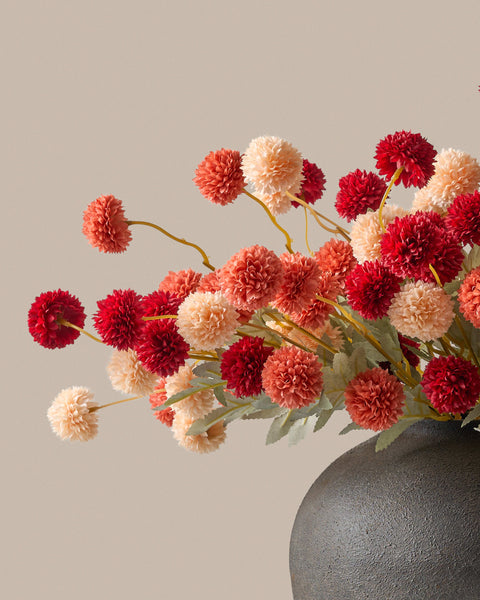 Faux Kiku Arrangement - Assorted (20 Stems / 100 Heads)