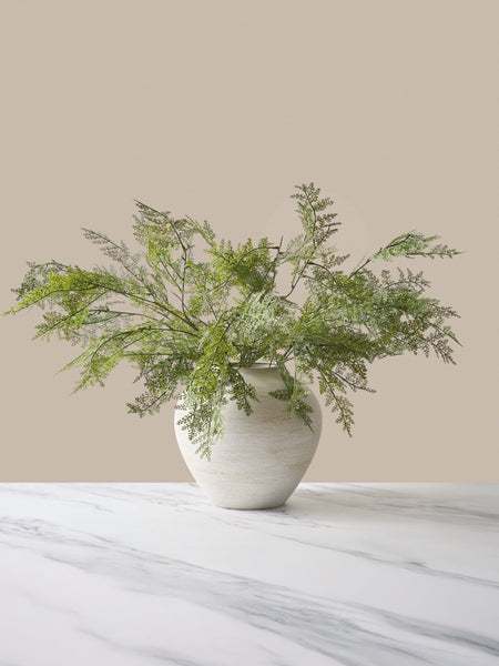 Faux Arrangement - Winter Fern Stems (5 Stems)