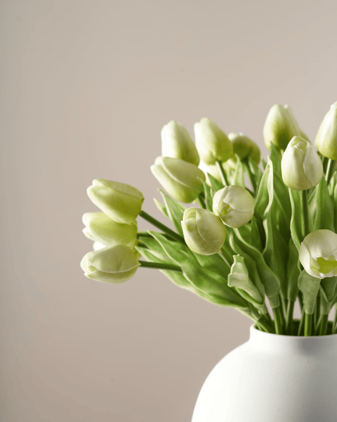 Faux Tulip - Green (25 Stems)