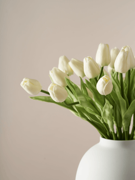 Faux Tulip - Ivory (25 Stems)