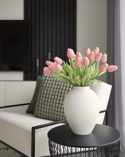 Faux Tulip - Pink (25 Stems)