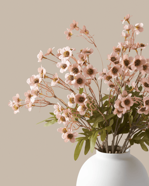 Faux Wax Flower - Pink (10 Stems)