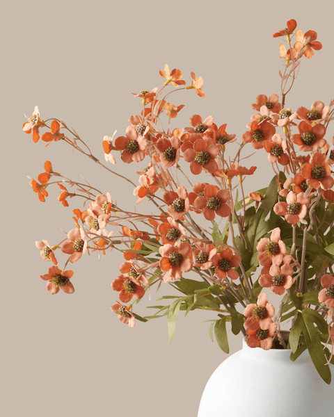 Faux Wax Flower - Umber (10 Stems)
