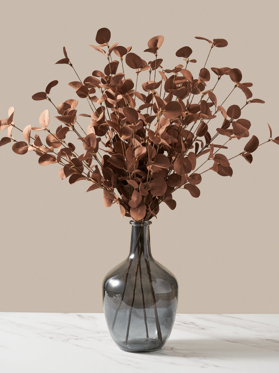 Faux Eucalyptus - Brown (5 Stems)