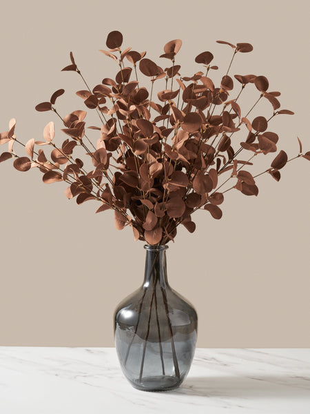Faux Eucalyptus - Brown (5 Stems)