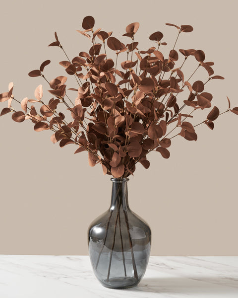 Faux Eucalyptus - Brown (5 Stems)