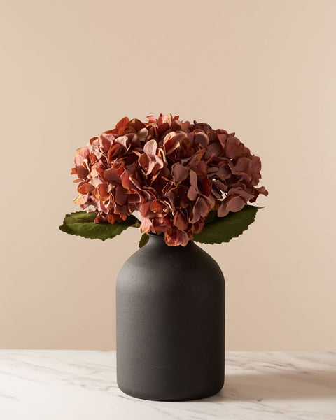 Faux Hydrangea Bouquet - Dusky Pink (4 stems)