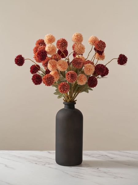 Faux Kiku Flower - Assorted Bouquet (10 Stems / 50 Heads)