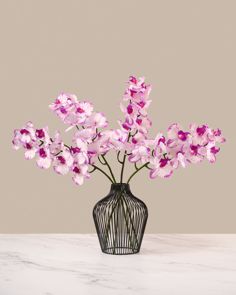 Faux Orchid - Freckled Pink (4 stems)