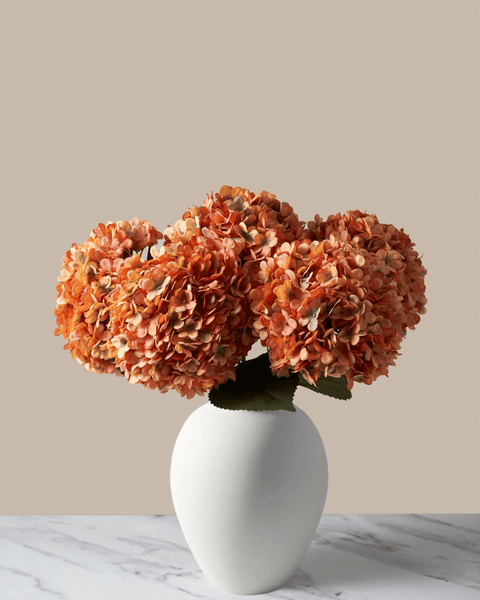 Large Faux Hydrangea - Sunrise (5 Stems)
