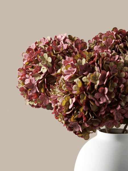 Large Faux Hydrangea - Purple (5 Stems)