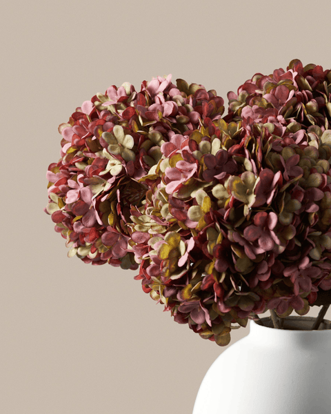 Large Faux Hydrangea - Purple (5 Stems)