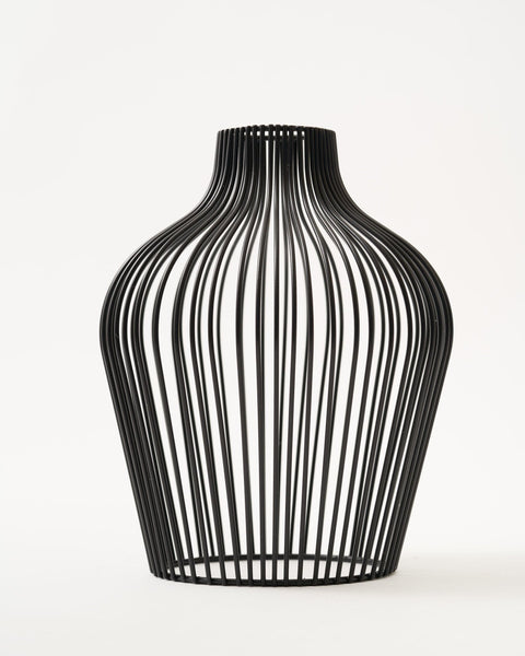 Mya Outline Vase - Black