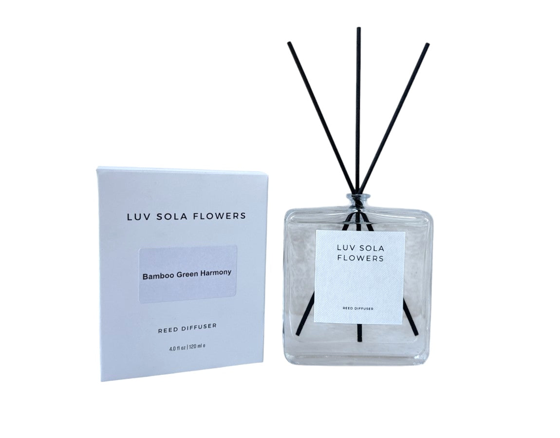Bamboo Green Harmony Reed Diffuser