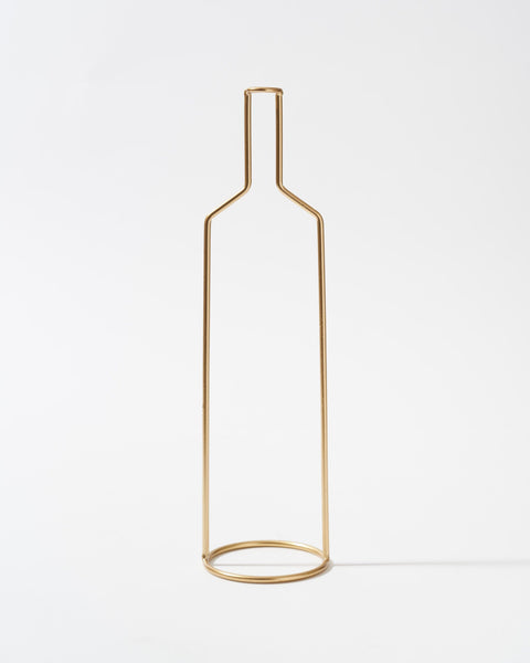 Tall Outline Vase no1 - Gold